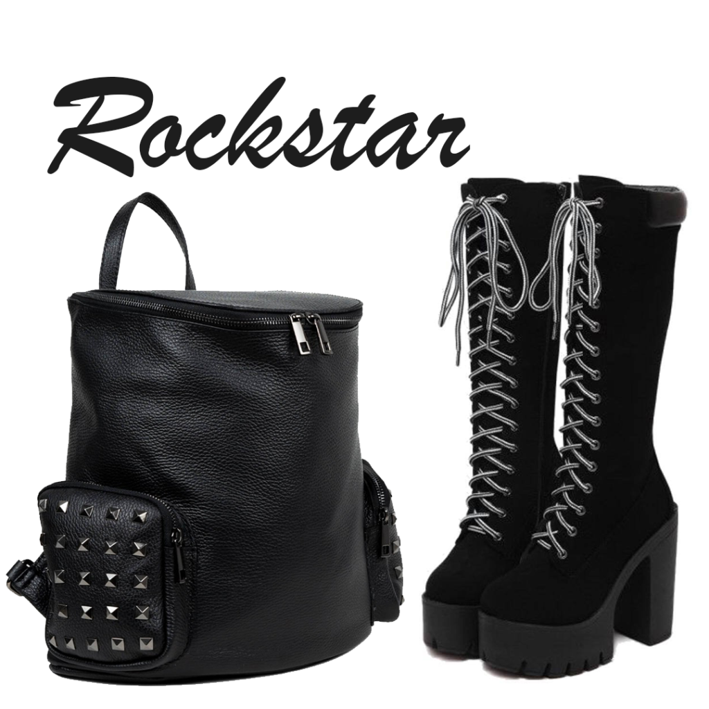 
Rucsac piele negru GF1575
